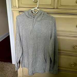 American Eagle Men’s Heather Grey Hoodie